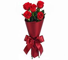 Букет 5 Красных роз Эдлесс Лав в Ермаковском