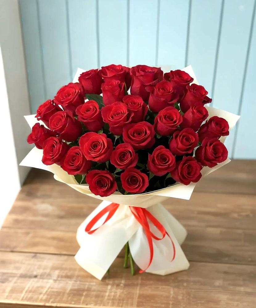 Букет 29 Красных роз в Ермаковском