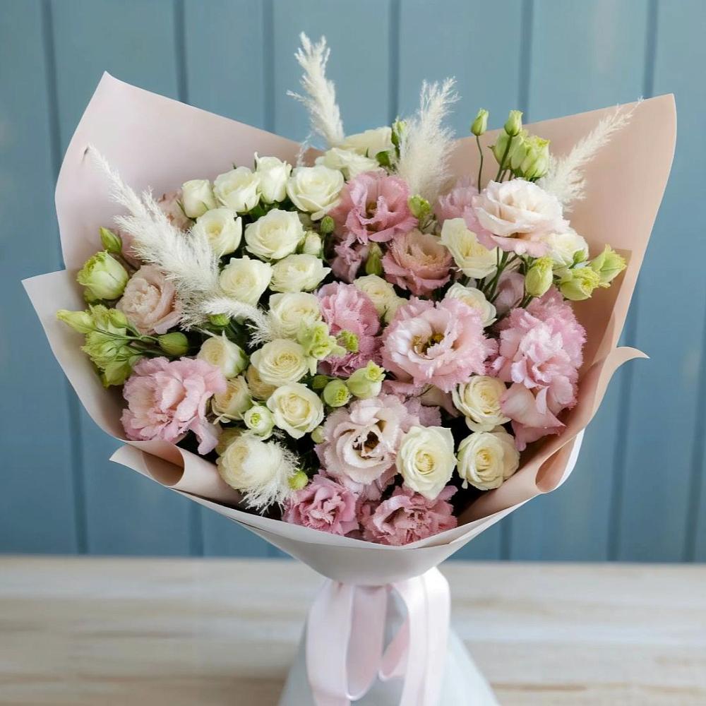 Букет цветов из: Альстромерии и Розы в Ермаковском