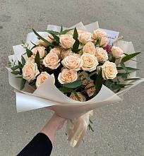 Букет Кремовые розы Латте в Ермаковском