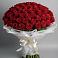 Букет 101 Красная роза Блэк Мэджик в Ермаковском
