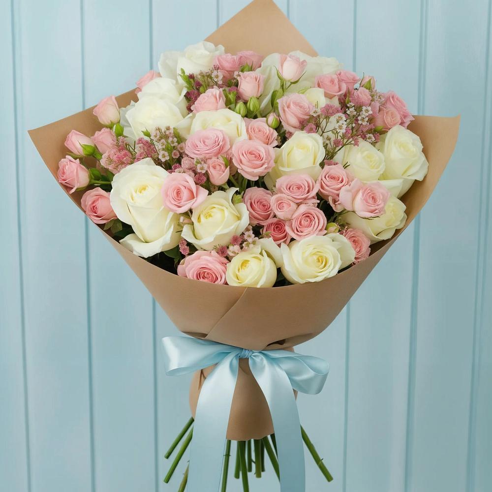 Букет цветов из: Розы в Ермаковском