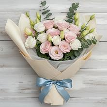 Букет цветов из:  Лизиантусы в Ермаковском