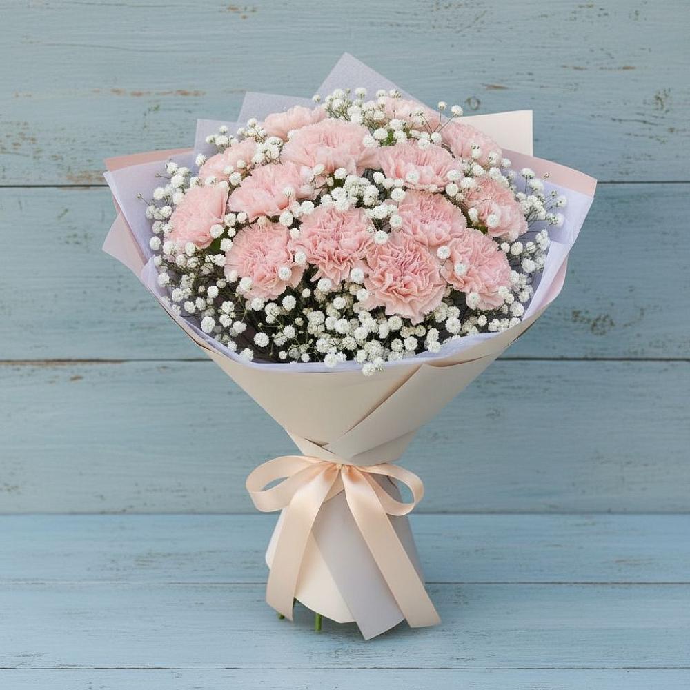 Букет цветов из: Гвоздики в Ермаковском