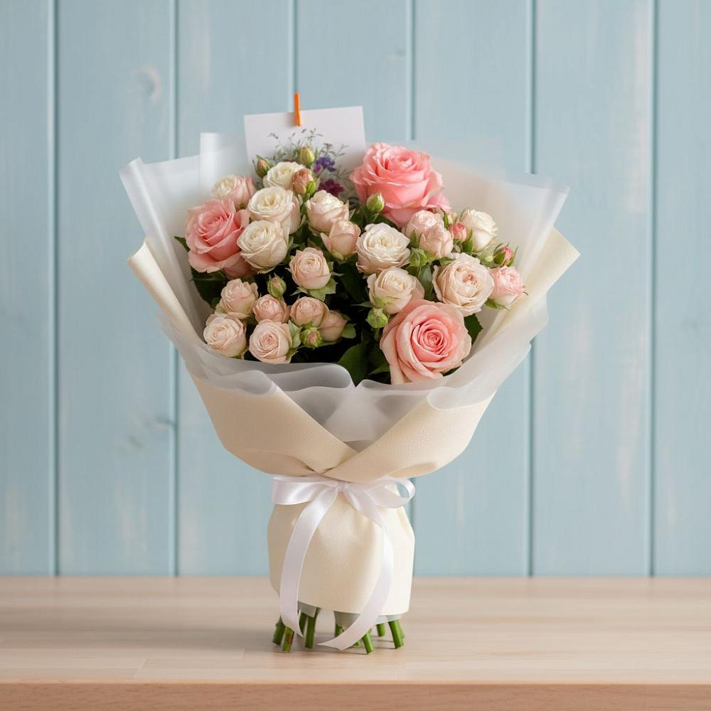 Букет цветов из: Розы в Ермаковском