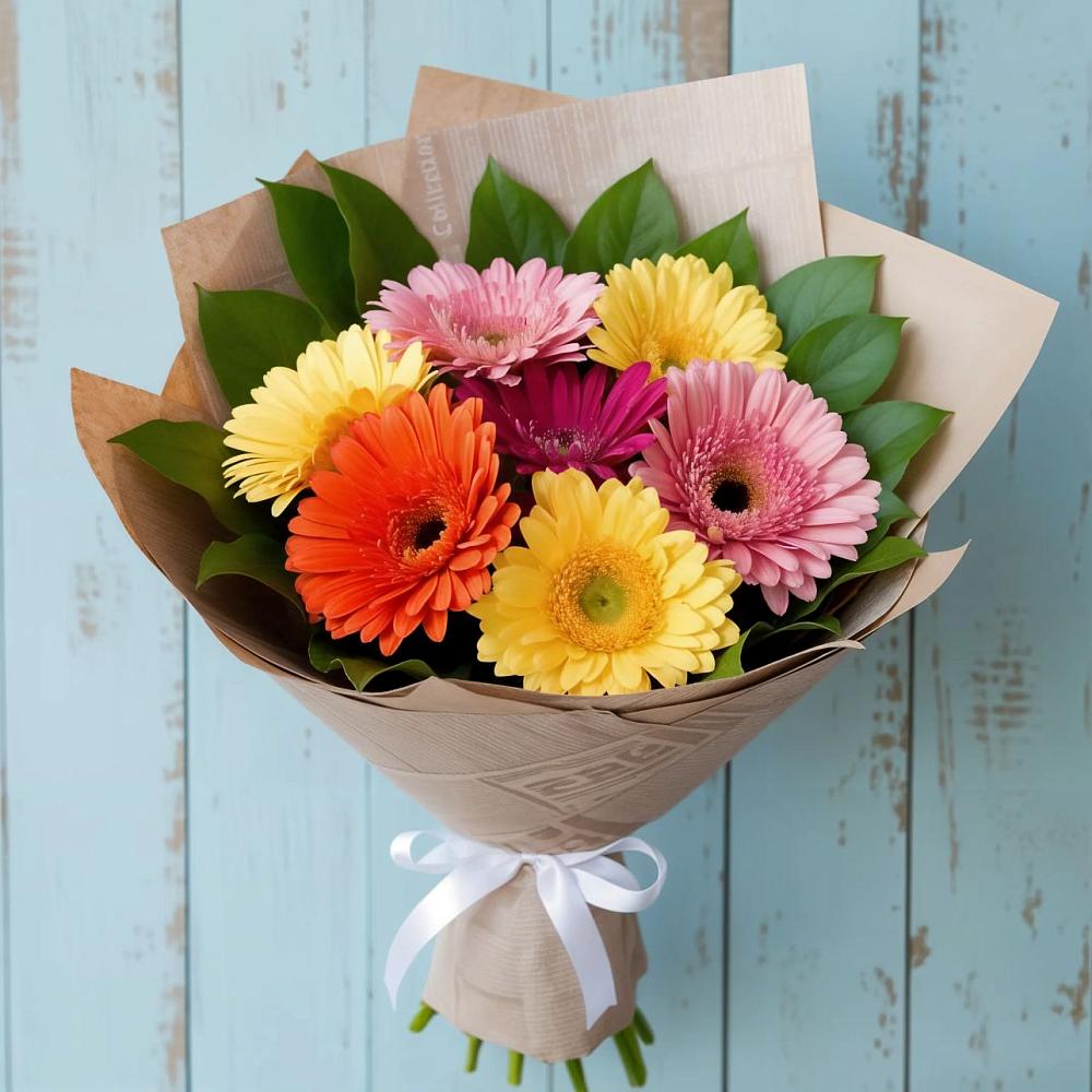 Букет цветов из: Герберы в Ермаковском