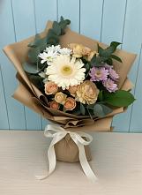 Букет цветов из:  Герберы и Хризантемы в Ермаковском