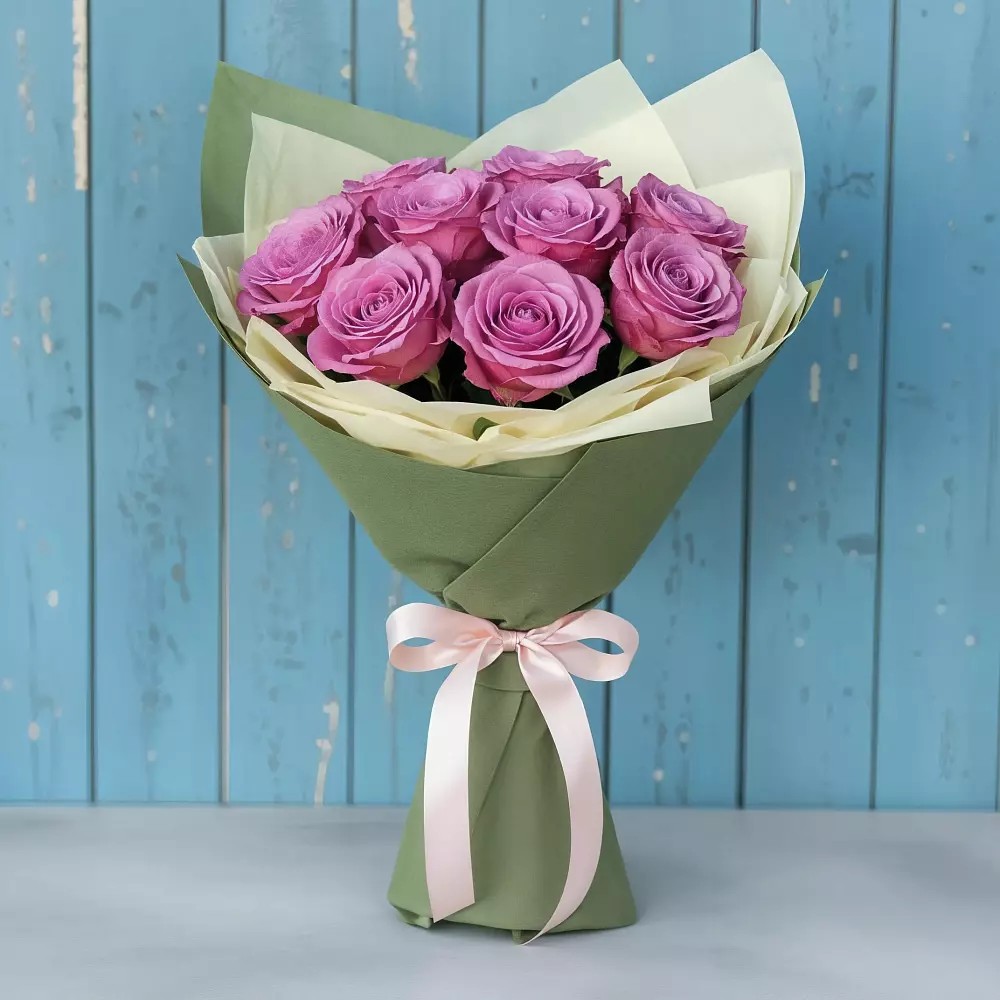 Букет Розы Фёрст Леди в Ермаковском