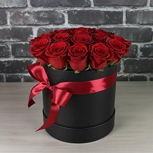 Цветочная композиция из Розы в шляпной коробке #REPLACE_PRED# Ермаковском