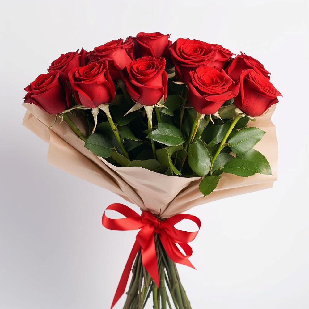 Букет 11 Красных роз Эдлесс Лав в Ермаковском